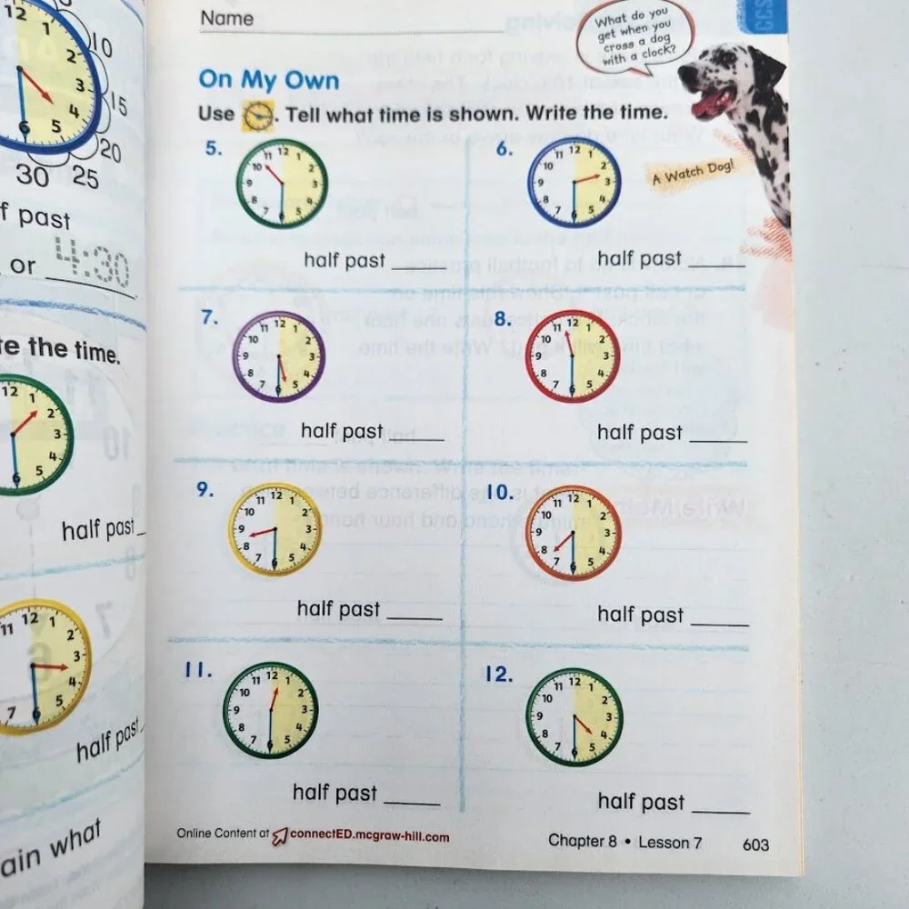 NEW My Math Grade 1 Book 1st Grade Volume 2 McGraw-Hill Elementary Math Connects